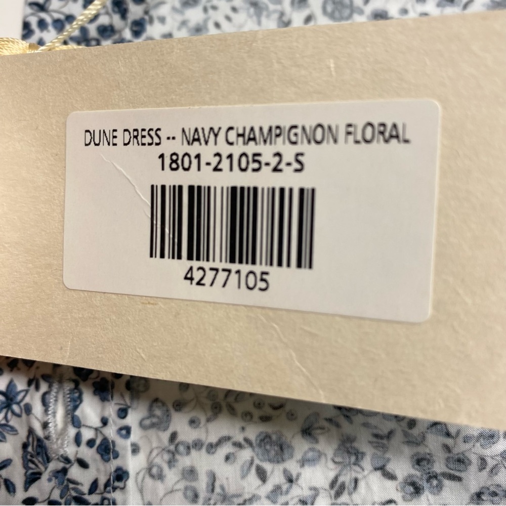 Doen Dune Dress in Navy Champignon Floral NWT Small - Picture 10 of 13